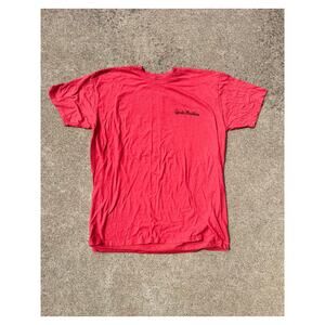 Gander Mountain Top Men Size XL Red Graphic Logo Crewneck Short Sleeve Tee Shirt